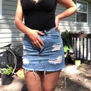Denim skirt